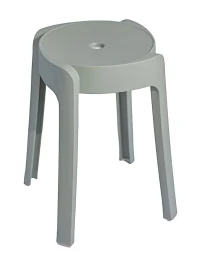 Табурет пластиковый MOTI серый