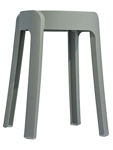 Табурет пластиковый MOTI серый