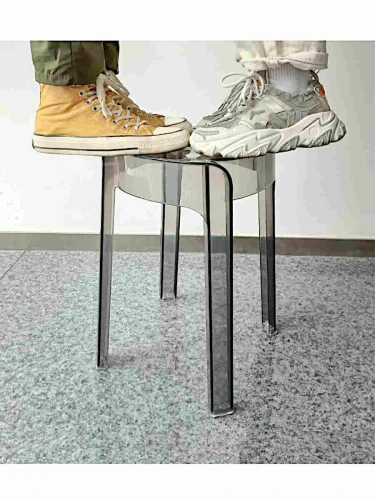 Табурет пластиковый MOTI серый