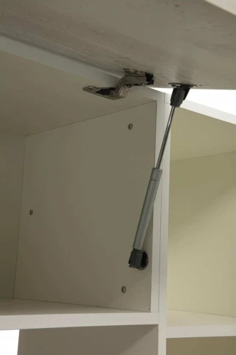 Стенка Лаванда-2 белый/бетон