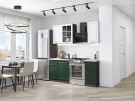 Кухонный гарнитур Дублин-04 Special White/Special Green Graphite Кухонный гарнитур Дублин-04 Special White/Special Green Graphite