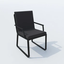 Стул ALBA антрацит - каркас карбон