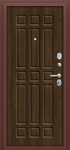 Входная дверь BRAVO Любо Мини Антик Медный/Dark Barnwood 