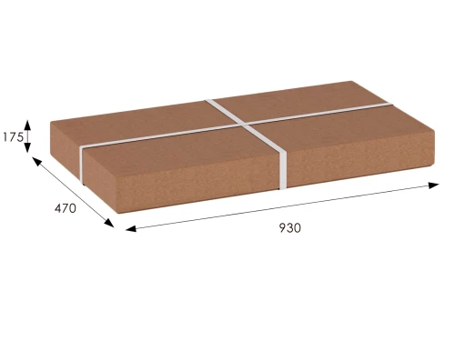 Банкетка Оливия экокожа молочный/белый ясень