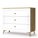 Комод Вега Сапфир 1000, белый глянец