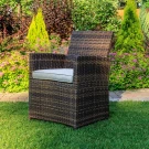 Обеденное кресло FIONA в коричневом цвете