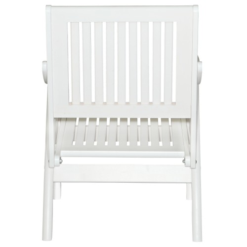 Кресло Массив решетка, каркас снег