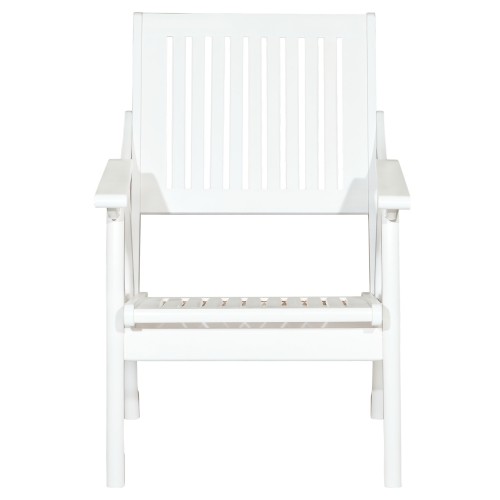 Кресло Массив решетка, каркас снег