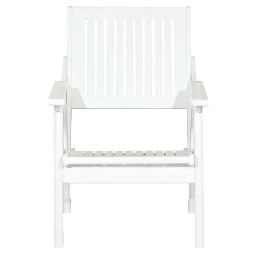 Кресло Массив решетка, каркас снег