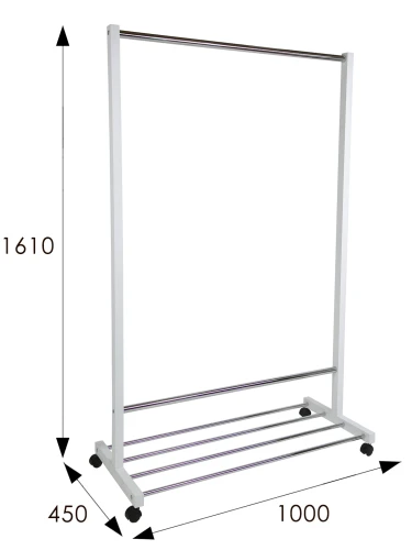 Вешалка напольная В 35Н белый