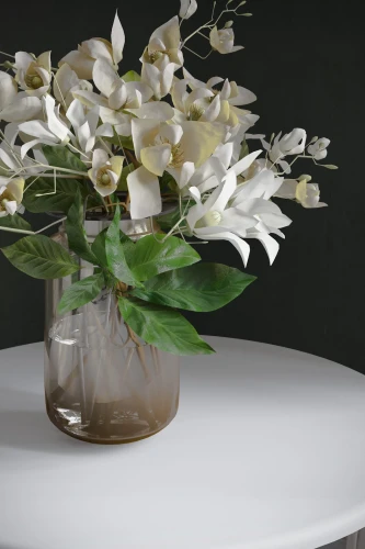 Стол журнальный ХОГ белый/дуб светлый