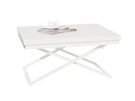 Стол трансформер Орфей 1, белый/белый