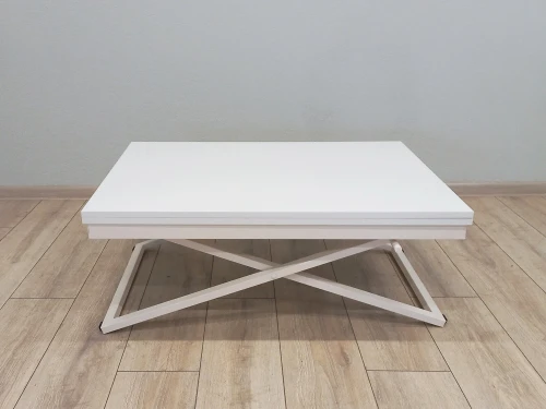 Стол трансформер Орфей 1, белый/белый