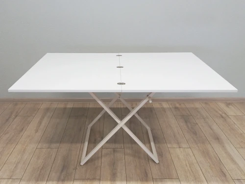 Стол трансформер Орфей 1, белый/белый