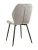 DC828 Стул мягкий, СЕРЫЙ#G62-38 велюр, каркас металл черный КРУГЛЫЙ