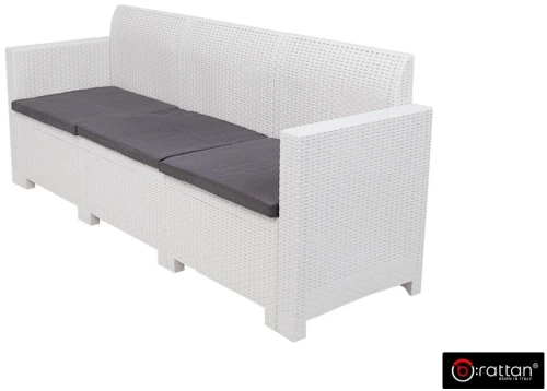 Комплект мебели NEBRASKA SOFA 3 (3х местный диван), белый