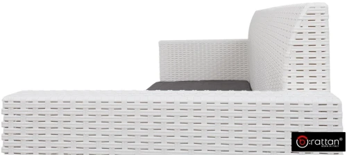 Комплект мебели NEBRASKA SOFA 3 (3х местный диван), белый