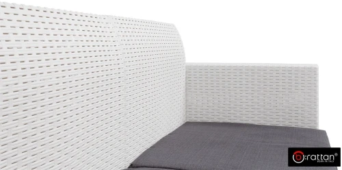 Комплект мебели NEBRASKA SOFA 3 (3х местный диван), белый