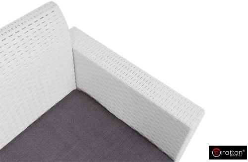 Комплект мебели NEBRASKA SOFA 3 (3х местный диван), белый