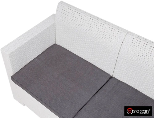 Комплект мебели NEBRASKA SOFA 3 (3х местный диван), белый