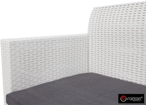 Комплект мебели NEBRASKA SOFA 3 (3х местный диван), белый