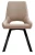 Стул DikLine 268 Z128 бежевый, ножки черные