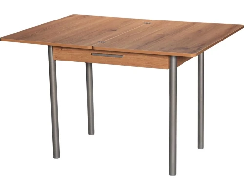 Стол М20 ДП1-02-05 900(1200)*600, ЛДСП:Дуб горный, Н/стола (Металлик)