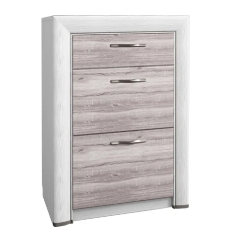 Комод 3S/56, OLIVIA, цвет вудлайн крем/дуб анкона