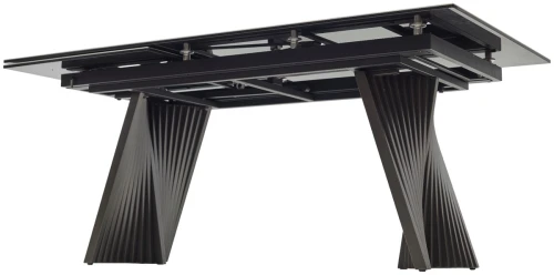 Стол YOAKIM 180 TL-102 Бежевый мрамор, испанская керамика / Темно-серый каркас, ®DISAUR