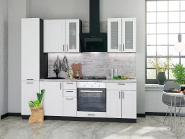 Модульная кухня Лофт-02 Super White Модульная кухня Лофт-02 Super White