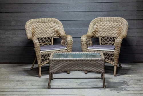 Комплект мебели из искусственного ротанга Мэдисон (Medison) Balcony Set с подушками на сидение