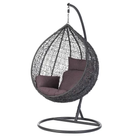 Кресло подвесное  на металлокаркасе плетеное