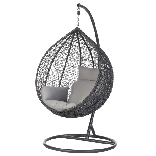 Кресло подвесное  на металлокаркасе плетеное