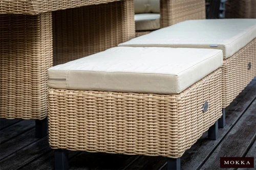 Комплект плетеной мебели MOKKA BELLA Family малый, соломенный