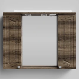Зеркало Адам 90, Дуб крымский коричневый ПВХ 131005-9005