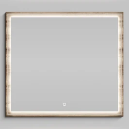 Зеркало Лайт 90, Дуб крымский коричневый ПВХ 131005-9005