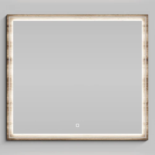 Зеркало Лайт 90, Дуб крымский коричневый ПВХ 131005-9005