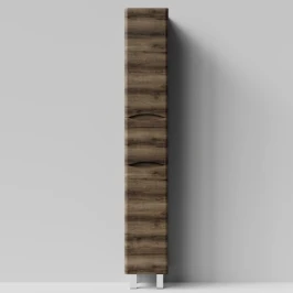 Пенал Адель 30 (1 ящик, 2 двери) напольный, Дуб крымский коричневый ПВХ 131005-9005, левый, бельевая корзина