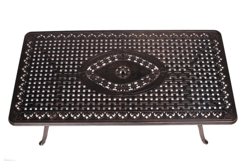 Обеденная группа из литого алюминия ВУЛКАН ( 9 предметов )