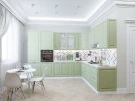 Готовый кухонный гарнитур Ницца-04 Дуб оливковый Готовый кухонный гарнитур Ницца-04 Дуб оливковый