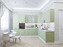 Готовый кухонный гарнитур Ницца-04 Дуб оливковый