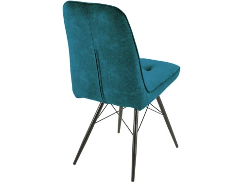 Обеденная группа (Стол Корсика Мрамор светлый и 4 Бордо Милано 08), черный