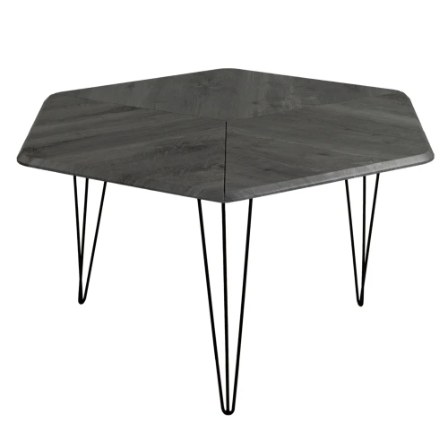 Стол журнальный BeautyStyle 23 орех гикори grey/черный