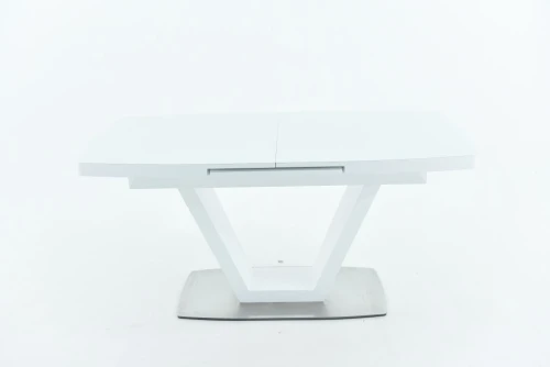 Стол Фоджа, Стекло, 160см, Белый