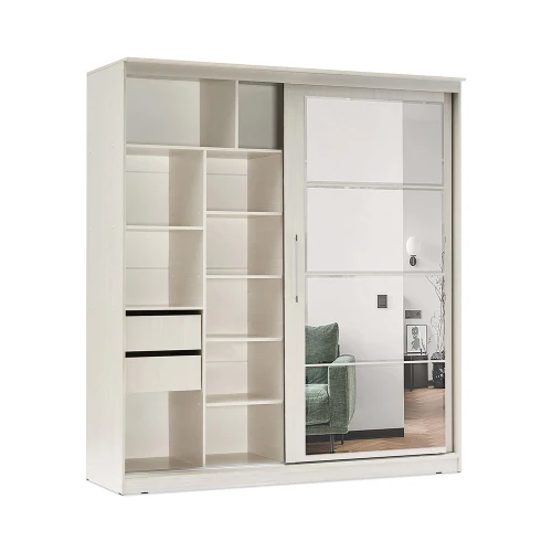 Шкаф-купе Элегант №7 2,0 м, Сандал светлый