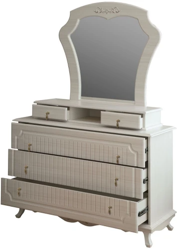 Комод 06.115 Кантри патина вудлайн кремовый/сандал белый