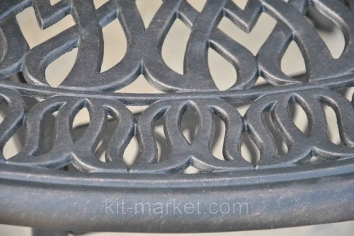 Обеденный садовый стол из литого алюминия