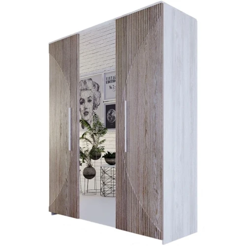 Шкаф «Монтале» 4Д КМК 0966.1, бетон пайн светлый/астана