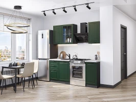 Кухонный гарнитур Дублин-04 Special Green Graphite