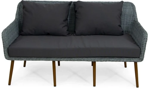 Комплект плетеной  мебели MOKKA RIMINI (стол кофейный, 2 кресла, софа 2 х-местная)